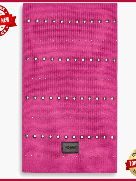 Studded Scarf & Beanie Gift Set - Cozy Winter Hat and Scarf Box Set main image 6